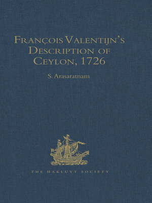 cover image of François Valentijn's Description of Ceylon